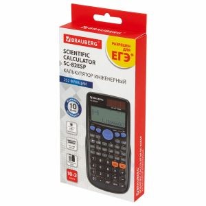 Калькулятор научный 10+2 разрядов 252 функций ЕГЭ SC-82ESP 271723 Brauberg