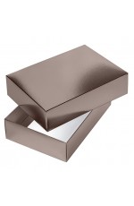 Коробка подарочная сборная 250*180*65 коричневая Metallic 03404 Хатбер