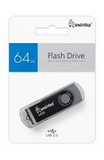 Флеш-накопитель 64GB чернкорп Twist SB064GB2TWK Smart Buy