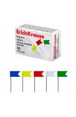 Кнопки -флажки 50шт 28232 Erich Krause