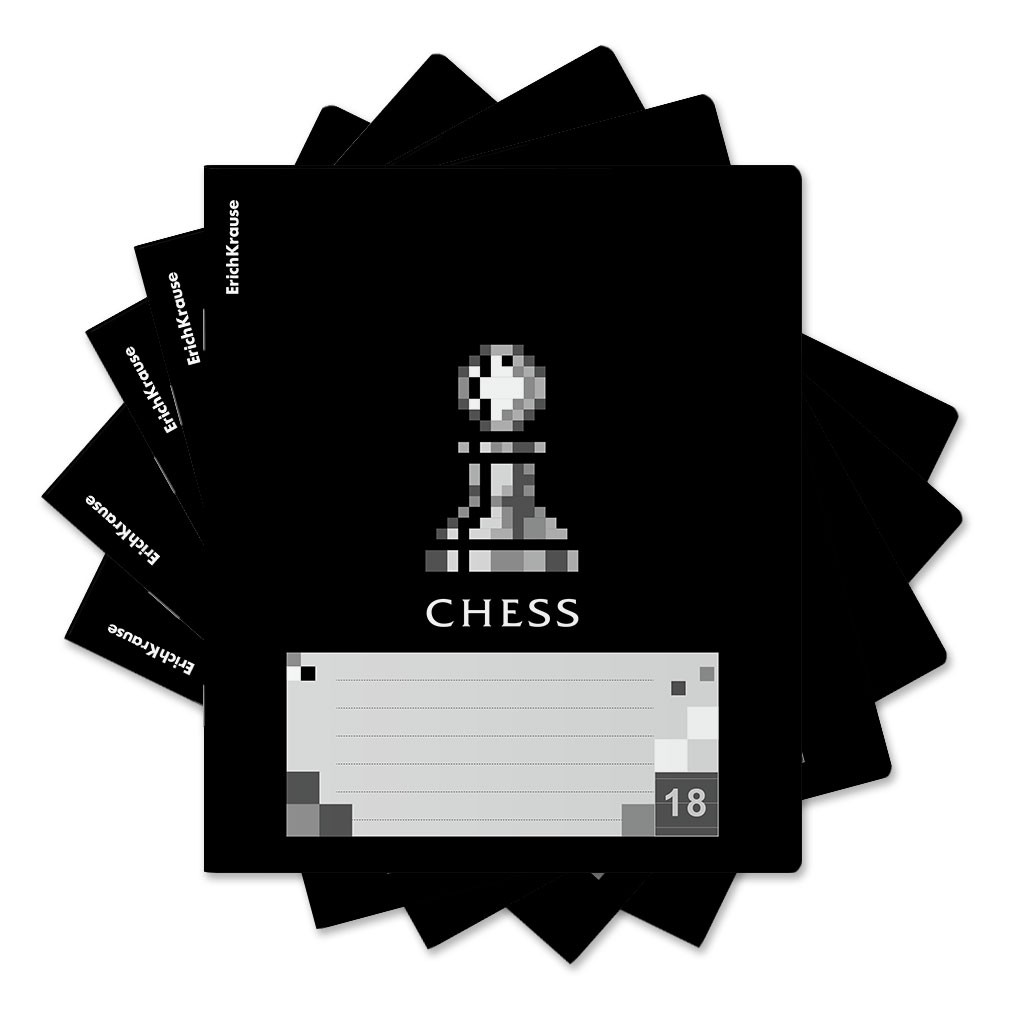 Тетрадь 18л лин Chess Player 60571 Полиграфика