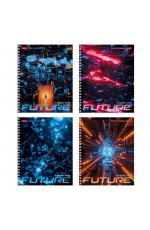 Тетрадь 96л кл спирперф на отрыв Future 96Т5лВ1гр Хатбер