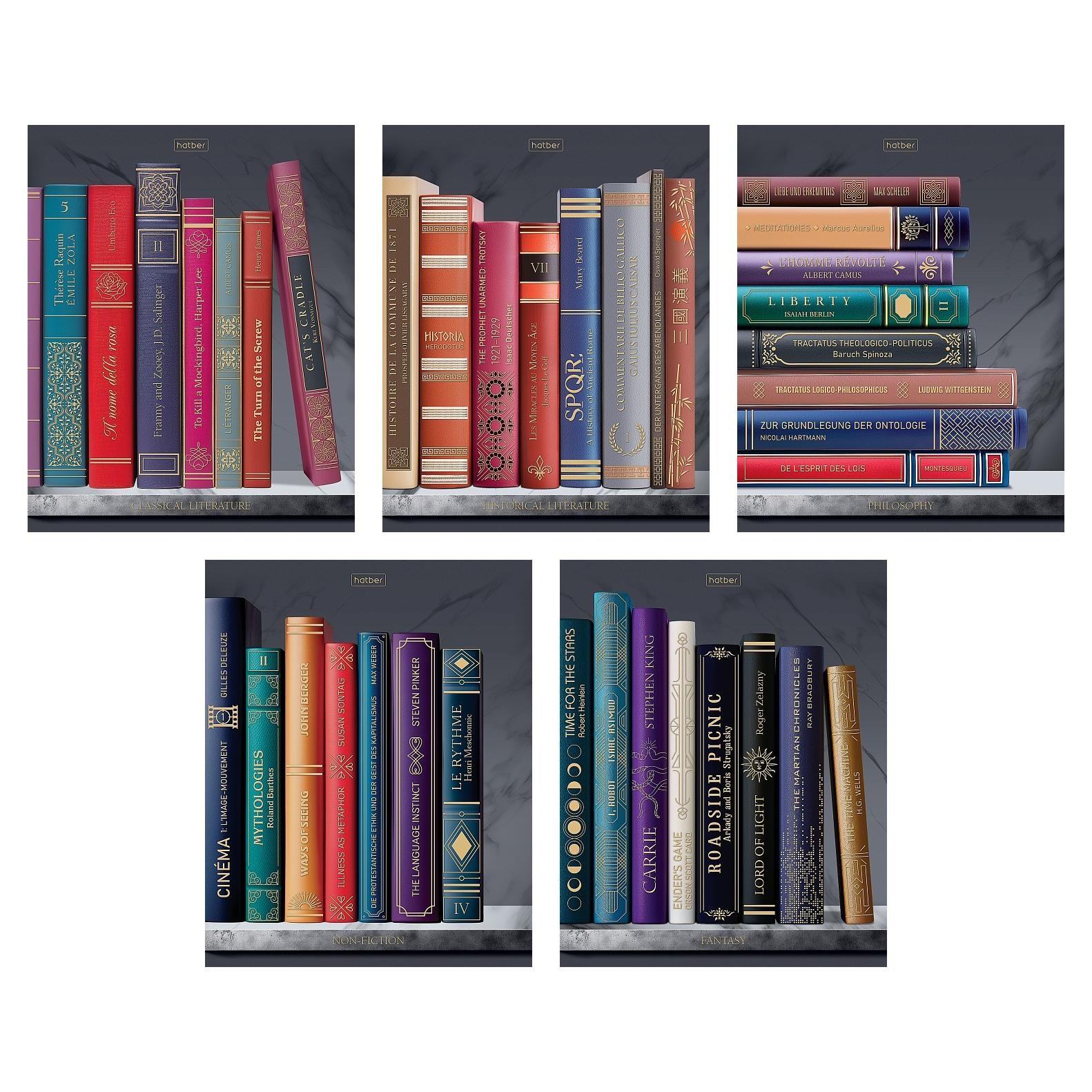 Тетрадь 96л кл Soft-touch Золотые страницы Хатбер