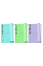 Тетрадь А4 96л кл пластобл в ассорт UniTone MIX 57520 БиДжи