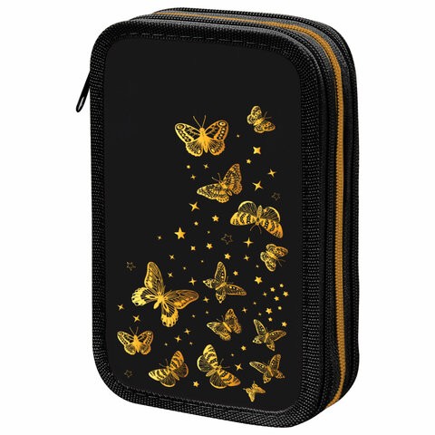 Пенал 2 отделения Golden 273495 Юнландия