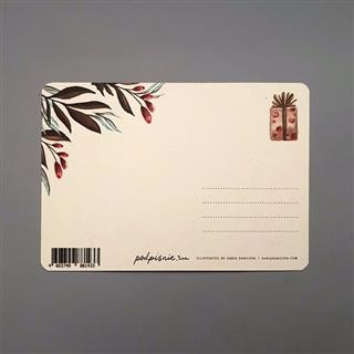 Открытка НГ Гирлянда