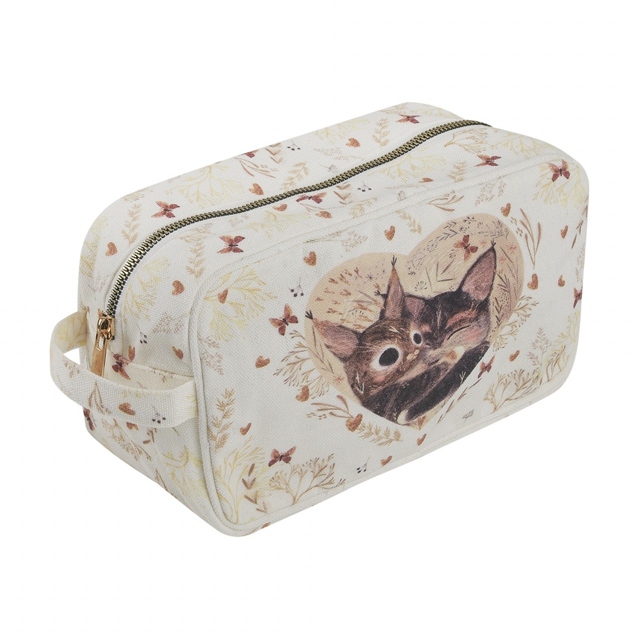 Пенал-косметичка 23*14*10см текстильная Love me Котики 14-093/05 Bruno Visconti