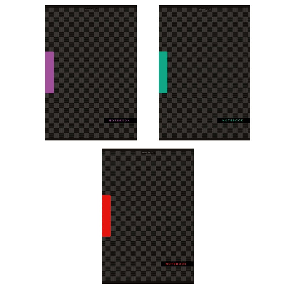 Тетрадь А4 48л кл Черная шахматка 12006/3 Полиграф Принт