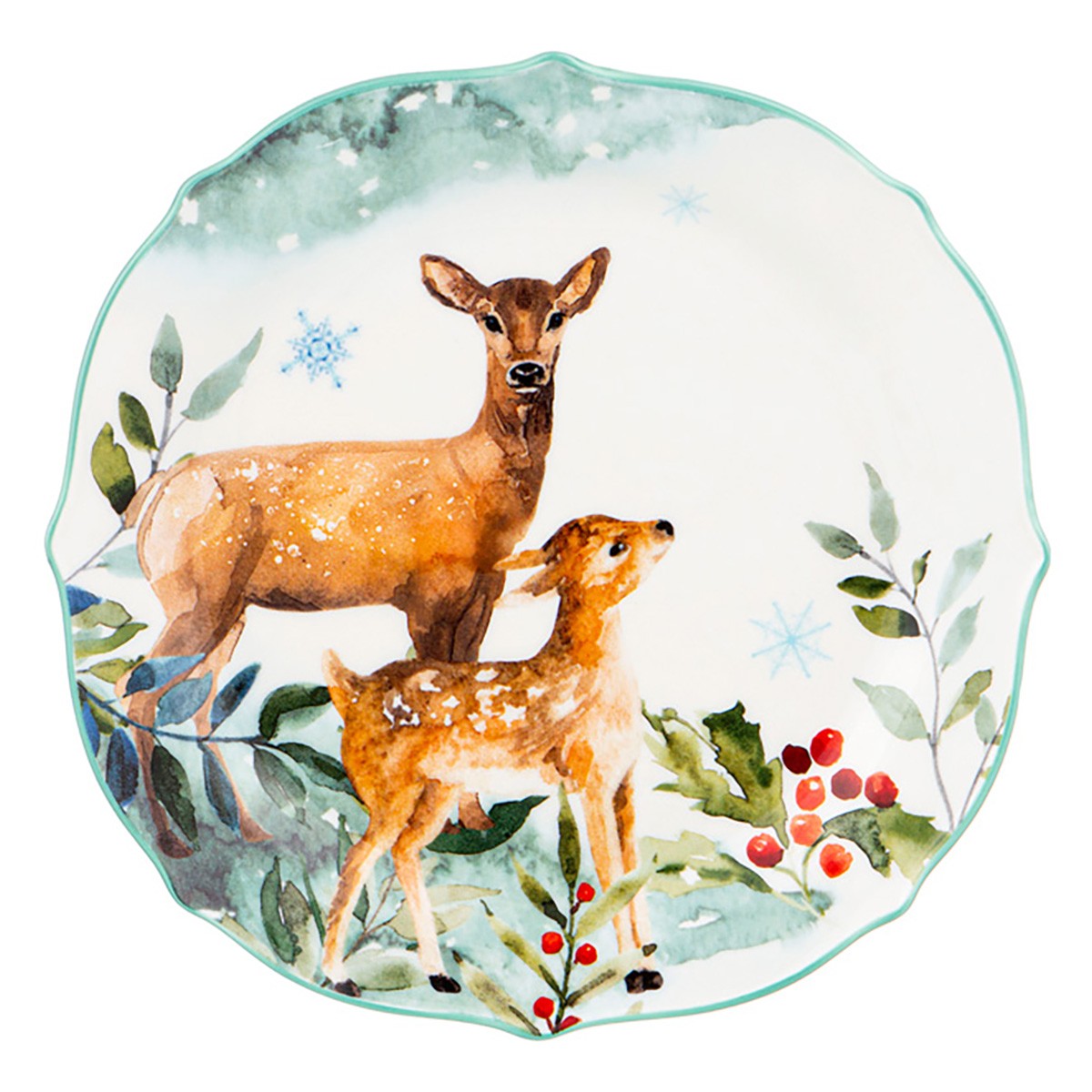 Тарелка закусочная Олени Лесная сказка 20 5см 409-159 Lefard