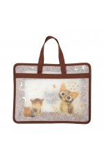 Папка А4 пластиковая на молнии с ручками Love me Милый котик 14-034/13 Bruno Visconti