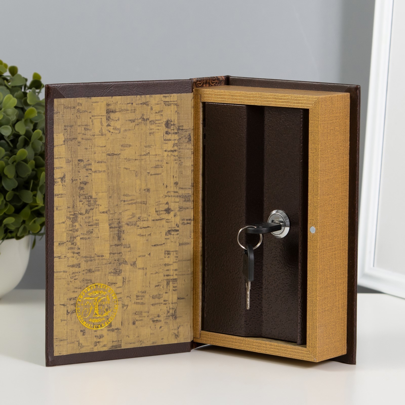 Сейф шкатулка книга Золотой вклад 21*13*5 3955886