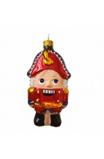 Елочная игрушка стекло Сказочный щелкунчик h-13см в упаковке ФУ-776