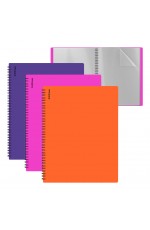 Папка 20 вкладышей А4 спираль ассорти Soft Caribbean Sunset 62964 Erich Krause