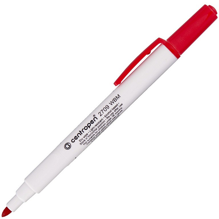 Маркер д/доски красный 1 8мм 2709 ! Centropen