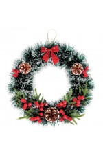 Венок Новогодний 35 см 592520 Золотая сказка