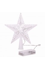 Звезда на ель 10 Led 19,5 см на батарейках 591272 Золотая сказка