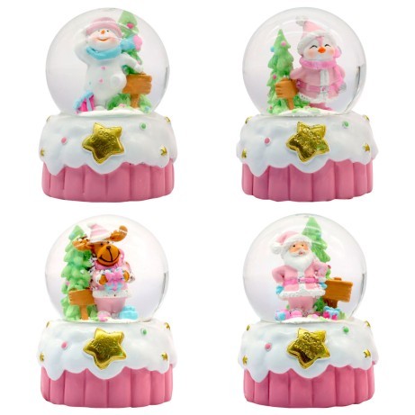 Сувенир Снежный шар Sweet Xmas d45мм 592596 Золотая сказка