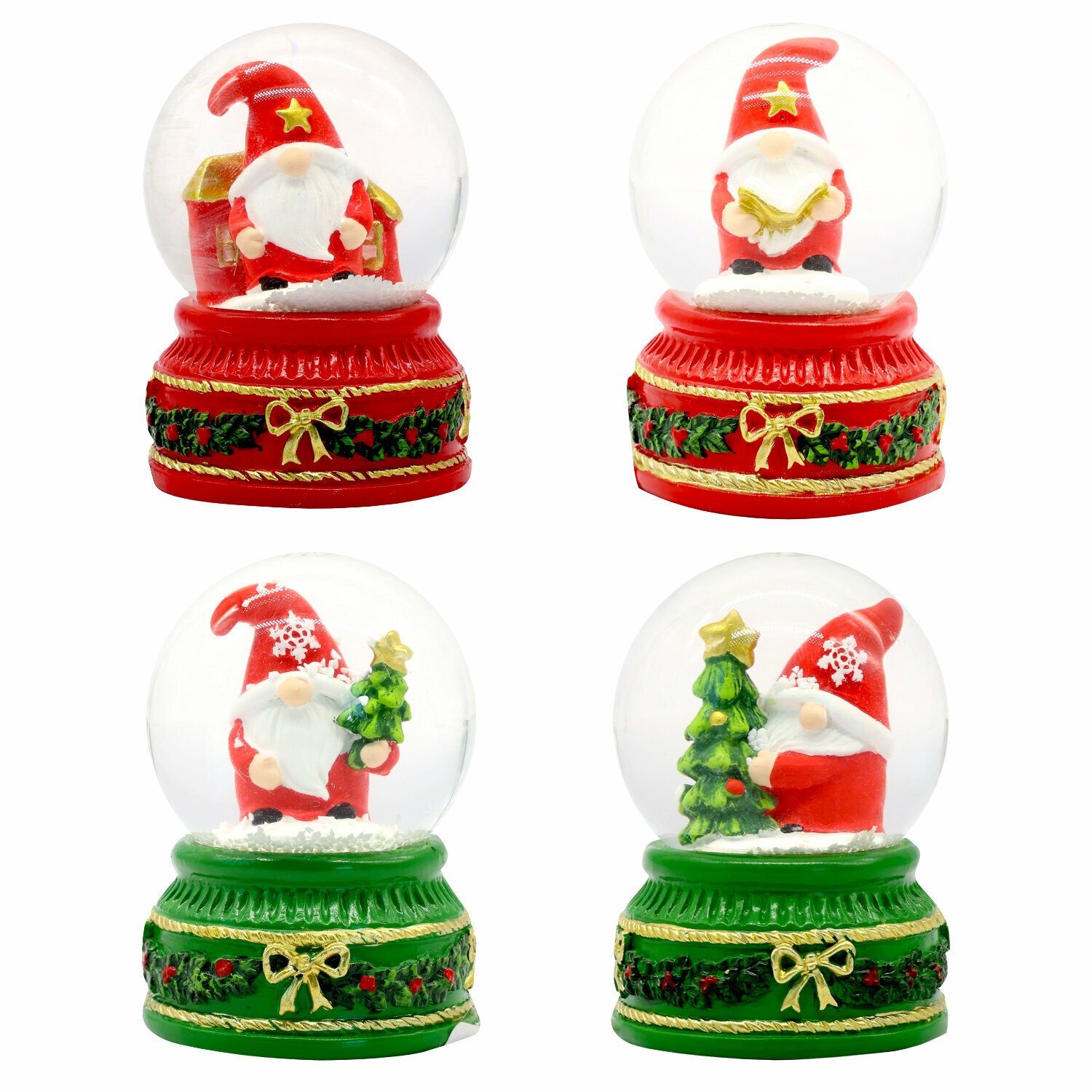 Сувенир Снежный шар Гномики d45мм 592597 Золотая сказка