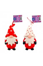 Украшение елочное Гномик 12*6см полимерная глина 592410 Золотая сказка