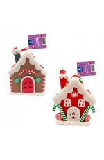 Украшение елочное Пряничный домик 9*10см полимерная глина 592409 Золотая сказка
