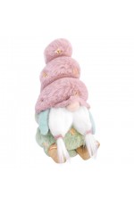 Украшение новогоднее Усатый гномик 18см полиэстер 592569 Золотая сказка