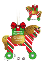 Новогоднее украшение картон Символ года с предсказанием 95242 Феникс-Презент