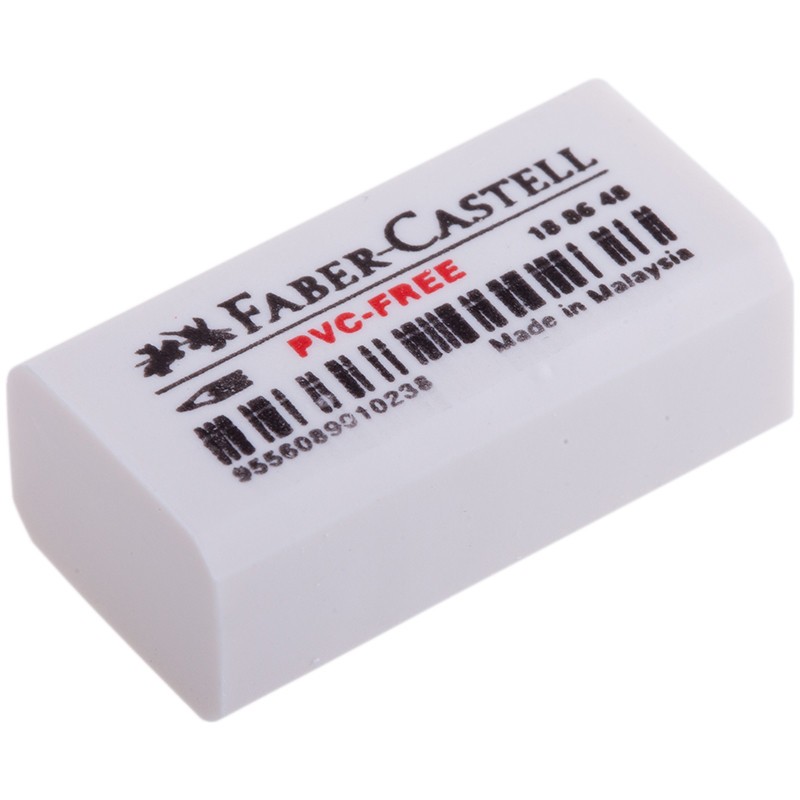 Ластик прямоугPVC-free 188648 Faber-Castell