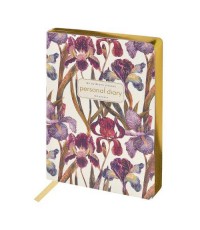 Ежедневник недат. А6 золотой срез, искусственная кожа Flora Ирисы 3-742/10 Bruno Visconti