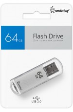 Флэш-накопитель 64Gb сереб SB64GBVC-S Smart Buy