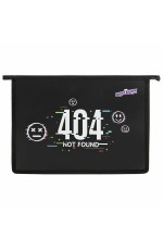 Папка д/тетр А4 1отд пластиковая молния Не найдено (Not Found) 272143 Юнландия