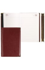 Ежедневник полудат А5 бордо исккожа метуглзолсрез 3-404/270 Bruno Visconti