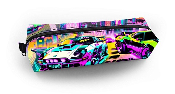 Пенал-косметичка Неоновый пит-стоп 62173 Хатбер