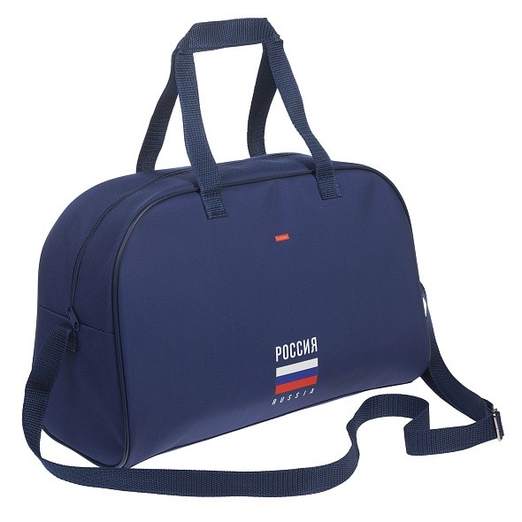Сумка 41*26*17см текстильная с ручками, плечевой ремень Россия 64001 Хатбер