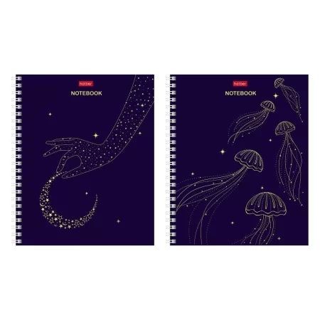 Тетрадь 80л кл спир Золотая магия 80Т5лофВ1гр Хатбер