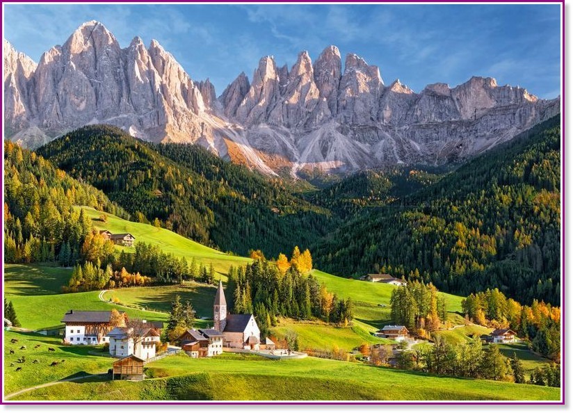 Пазл 2000 эл Валь-ди-Фюнес Альпы 50217 Cherry Pazzl