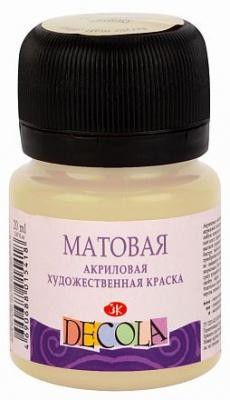Краска акрил матовая 20 мл Телесная Decola 14326235 ЗХК
