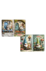 Записная книжка -перевертыш А6 80л кл спир Забавное чаепитие С1226-75 Plano