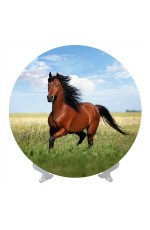 Тарелка Год Лошади 21 см № 0004 БП-1776