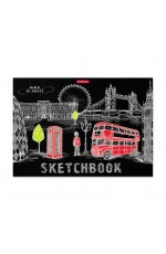 Альбом д/эскизов 30л А4 Great Britain Erich Krause