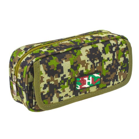 Пенал-косметичка 1 отделение Military 228990 Brauberg