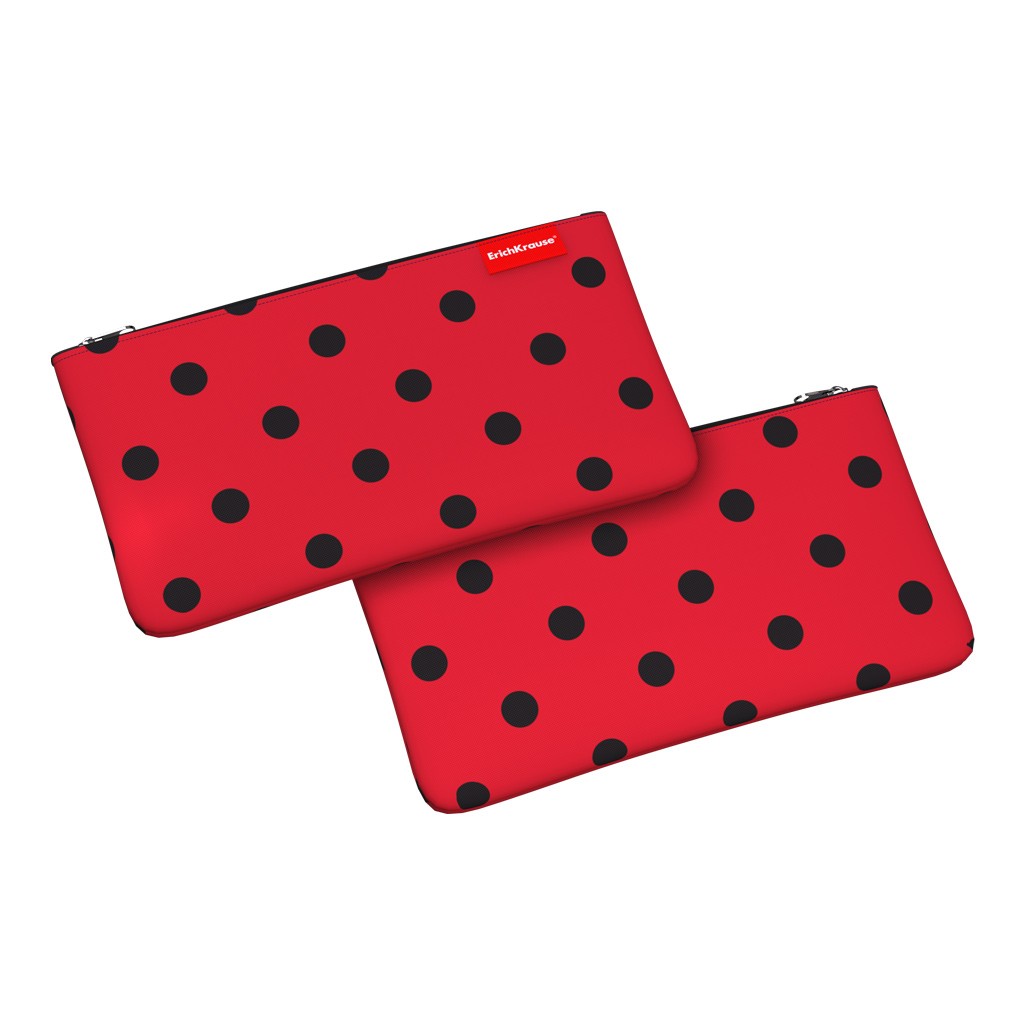 Пенал-косметичка д/дев Dots in Red 52358 Erich Krause