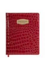 Дневник 1-11кл исккожа красный Кроко 106938 Brauberg