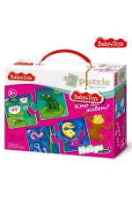 Пазлы макси парные Кто где живет? 20эл 02512 Baby Toys