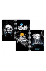 Записная книжка -перевертыш А6 80л кл спир Ночные гонки С1226-67 Plano