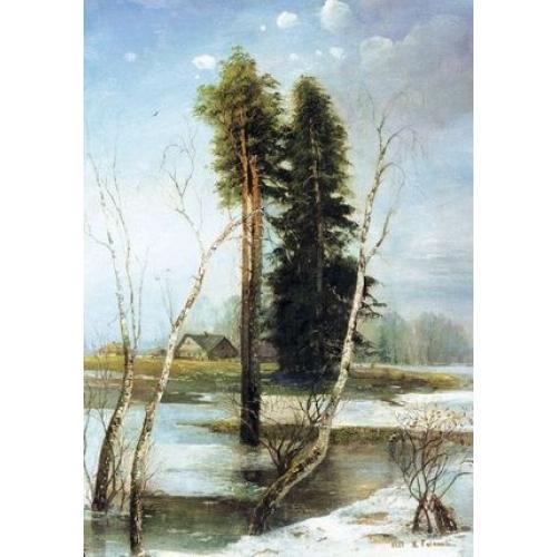 Пазл 1000 эл Саврасов АК Ранняя весна 100973 Стелла