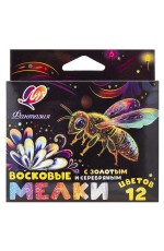 Мелки восковые 12цв масляные Фантазия 35С 2302-08 Луч