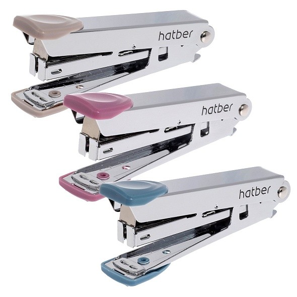 Степлер №10 до 12л метал ассорти Mist 85943 Хатбер