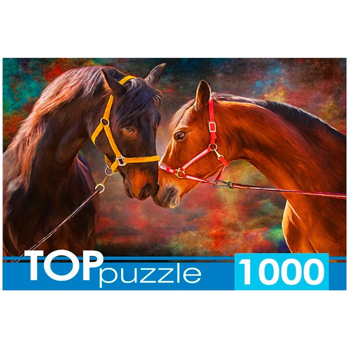 Пазл 1000 эл Влюбленные лошади ШТТП1000-9855 Рыжий кот
