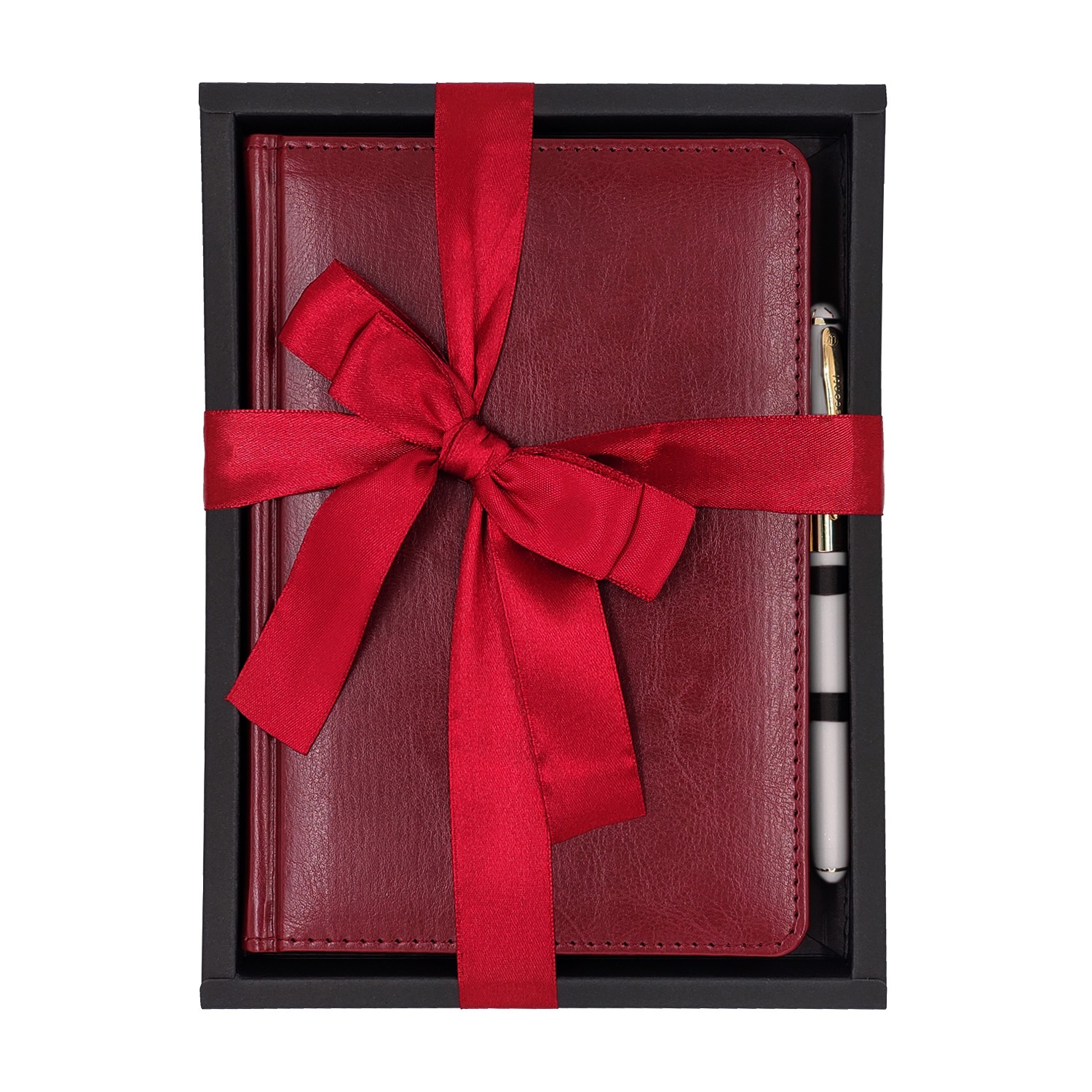 Набор подар Ежедневник А5 исккожа бордо ручка SIDNEY NEBRASKA 3-128/01-2 Bru