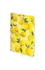 Записная книжка А5 96л нелинтвоблрез Lemons 113727 Brauberg